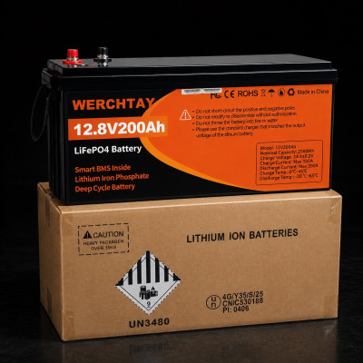 Аккумулятор WERCHTAY LiFePO₄ 12.8V 200Ah¶