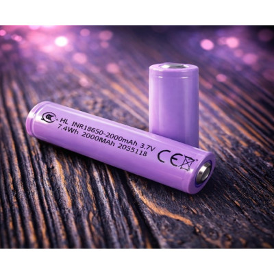 Аккумулятор 18650 2000 Mah 3.7V 43g