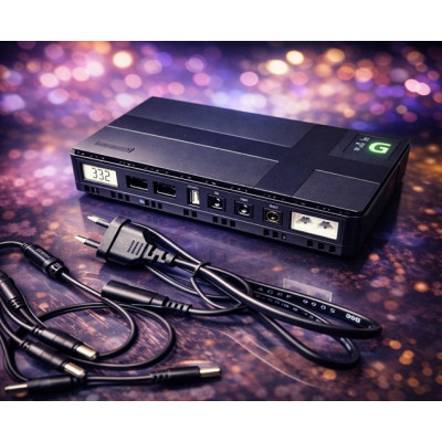 Power Bank 36W для роутера (Mini UPS 5V / 9V / 12V) 20000