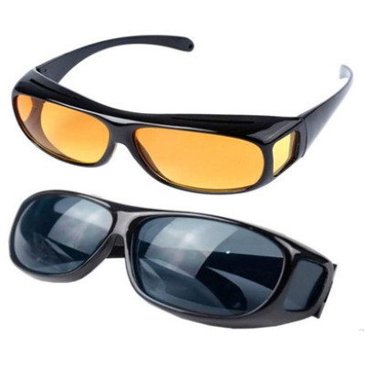 Антибликовые очки для водителя HD Vision WrapArounds 2 в 1 День + Ночь