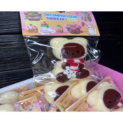 НЕТУ Сквиш Котик бежевый 16Pcs 