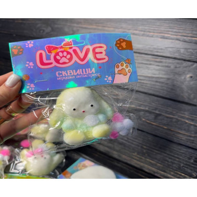 НЕТУ Сквиш Лапка Зайчик 02 16Pcs