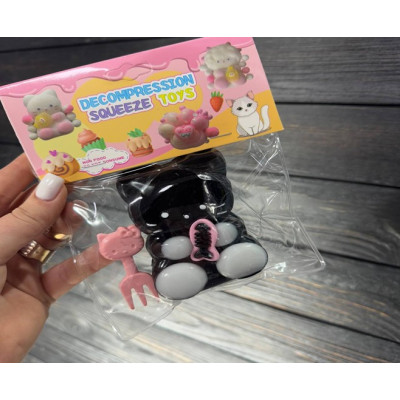 НЕТУ Сквиш Лапка Котик черная 16Pcs 
