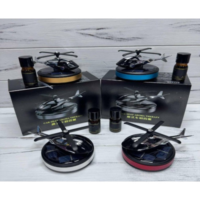 Автомобильный ароматизатор на солнечной батарее Вертолет
