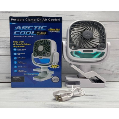 НЕТУ Вентилятор кондиционер Arctic Cool на аккумуляторе с подсветкой
