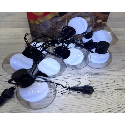 Гирлянда 10Led Шариков 3*2м 200Led RD-249 ,цвет ламп -белый