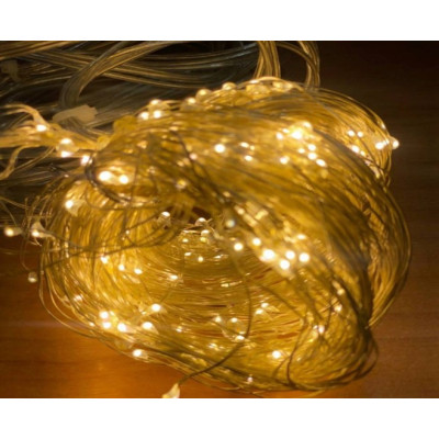 Гирлянда наружная штора 425LED 3х2.5м 220В + блок питания + 8 режимов + хвостовая заглушка RD-207 /206
