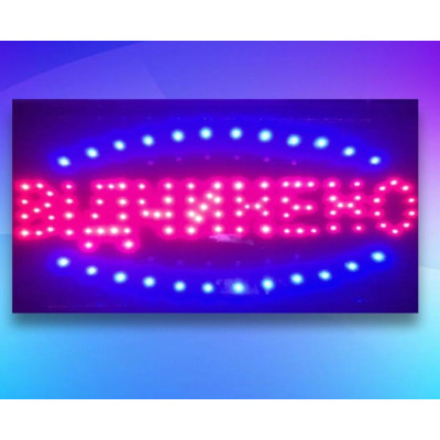 Светодиодная LED вывеска Открыто рекламное табло для кафе, бара, магазина от сети 220 V
