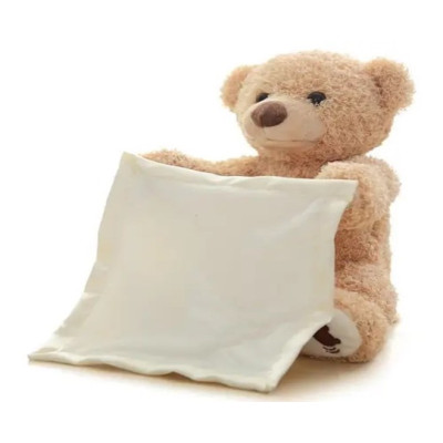 Интерактивная мягкая игрушка Peekaboo Bear говорящий Мишка (Пикабу) на Английском 