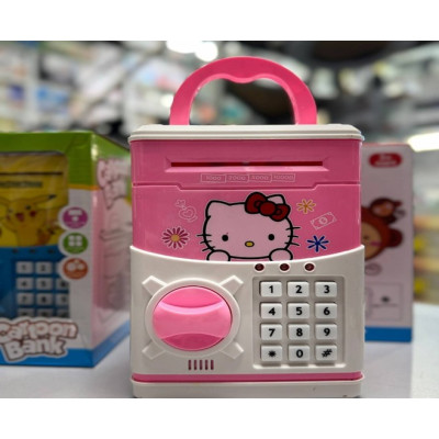 Сейф копилка с отпечатком пальца Hello Kitty1