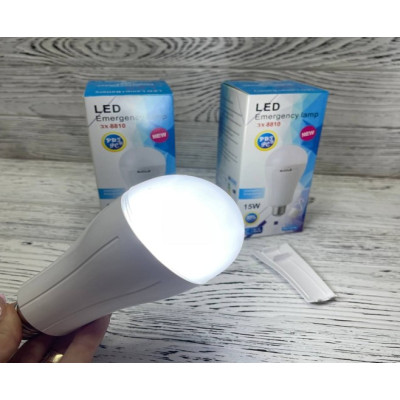 Лампа LED аккумуляторная 15W 1 аккумулятор JX-8810 E27