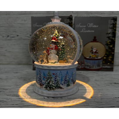 НЕТУ Новогодний музыкальный светильник от батареек и USB 20*10*10 25-36(35)