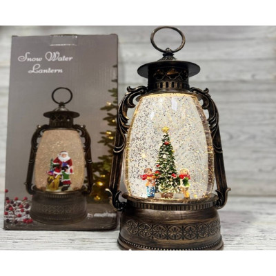 НЕТУ Новогодний музыкальный светильник от батареек и USB 25-24 30*10*12