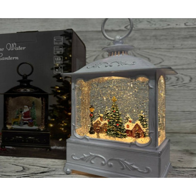 НЕТУ Новогодний музыкальный светильник от батареек и USB 25-31 25*12*7 cm