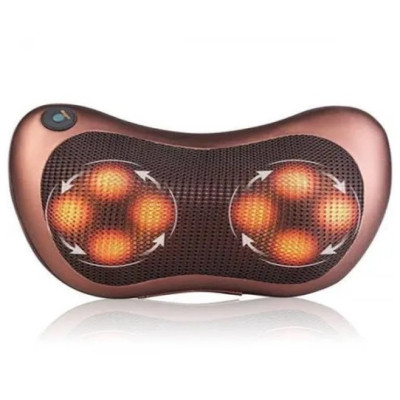 Роликовый массажер 8 роликов Massage pillow GHM 8028