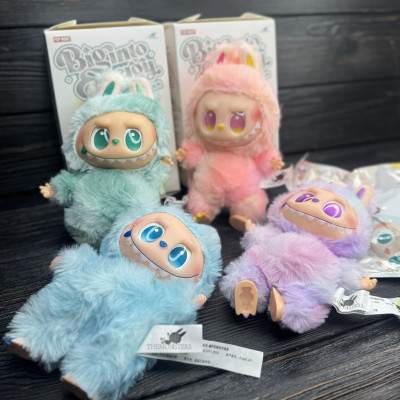 Лабубу игрушка брелок радужный 6 цветов (3 серия)