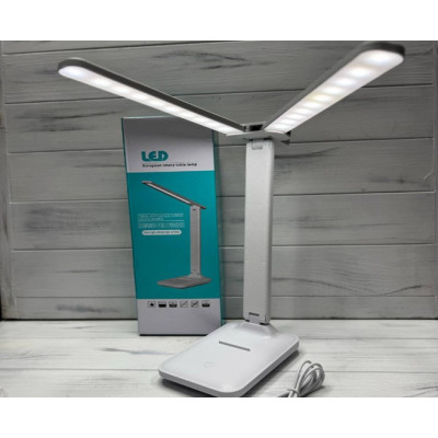 НЕТУ Лампа настольная LED 866 двойная1