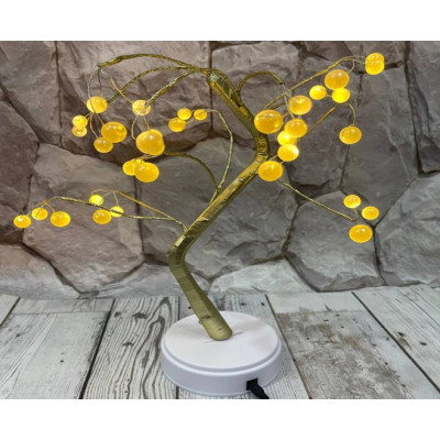 Настольный cветильник DIY Auelife 36 Led дерево гирлянда  Теплый белый 50cm N1