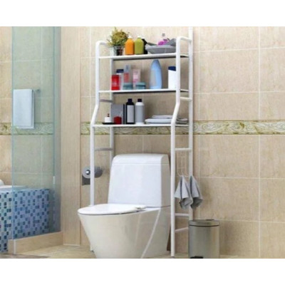 НЕТУ Усиленная стойка над унитазом 160 см Toilet Rack официальная, порошковое покрытие, белая