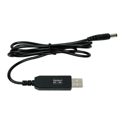 Кабель DC 5v USB - DC 9V 5.2 mm для роутера 9 вольт
