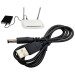 Кабель питания для роутера USB-DC от повербанка 12V