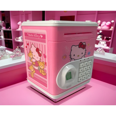 Сейф копилка с отпечатком пальца Hello Kitty