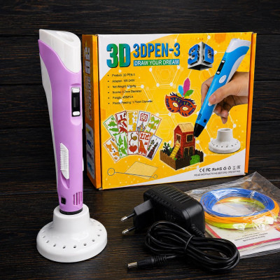 3D ручка детская 3D PEN-3