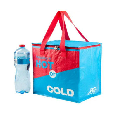 НЕТУ Термосумка, сумка-холодильник 32х20х35 см 22 л Sannen Cooler Bag Красно-синяя DT4244