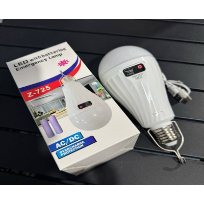 Нету Лампочка в патрон Z-725 20W 2 аккумулятора+шнур
