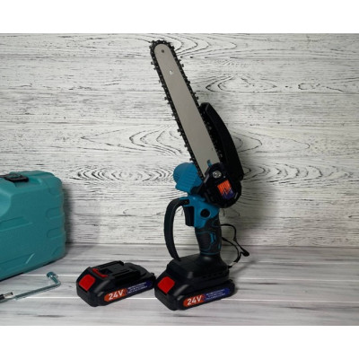 Электропила 2 аккумулятора 24V Domotec 8488 ,шина 8