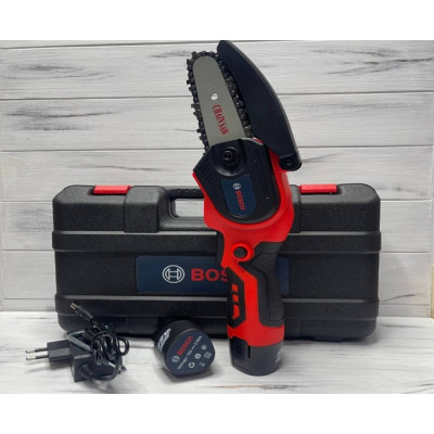 Электропила BOSCH 12 800W 2аккумулятора шина 4 дюйма