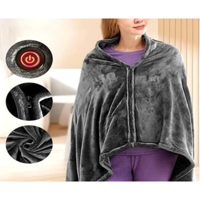 НЕТУ Электроодеяло Плед с подогревом Electric Heating Shawl Blanket USB