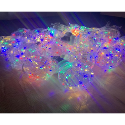 Гирлянда штора 400LED(RD-9012)20 шариков 8см,ширина 6mm