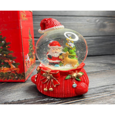 Снежный шар с Санта-Клаусом 15 cm  24-7