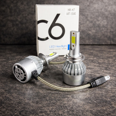 Комплект Led ламп C6 H7¶