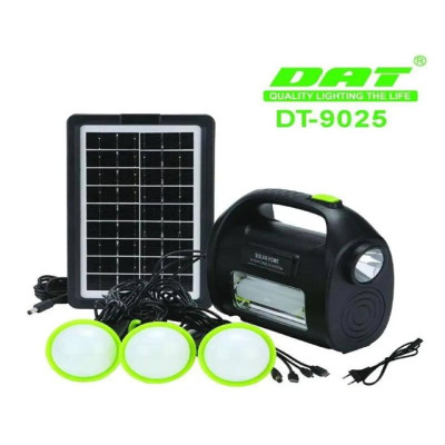 Портативная солнечная станция Solar System DAT DT-9025 с радио