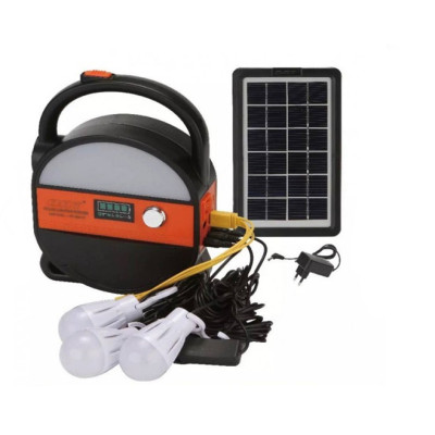 Павербанк-фонарь переносной с лампочками Solar Light AT-9017 9000mah