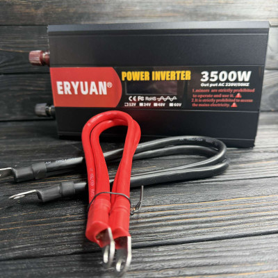 Преобразователь напряжения 3500W ERYUAN (чистая синусоида) 12V → 220V