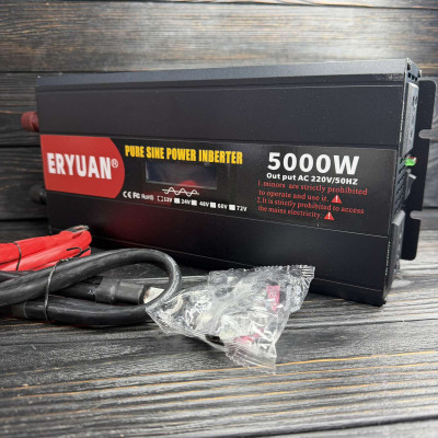 Преобразователь напряжения 500 0W ERYUAN (чистая синусоида) 12V → 220V