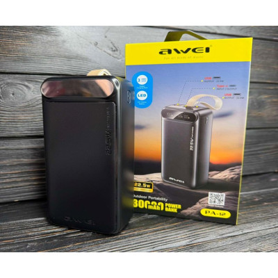 Power Bank Awei 30000 mAh 22.5W PA12