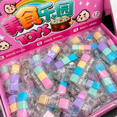  Брелок Keycap Clicker на 4 клавиши цветной