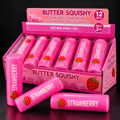 Сквиши-антистресс Butter Squishy «Клубника»  113G