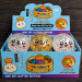  Игрушка-антистресс Squishy¶Пельмешки (Dumplings) Big 8.5 золото /серебро 002